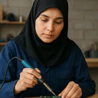 استخدام نیروی تولید خانم