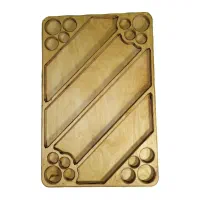 تولید سینی مزه چوبی وآجیل خوری وشیرینی خوری لاکچری|ظروف سرو و پذیرایی|بافق, |دیوار