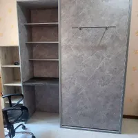 ۲ست تخت تاشو به همراه میز تحریر و کتابخانه|تخت و سرویس خواب|کرج, عظیمیه|دیوار