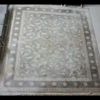 فرش ۱۲ متری ۱۲۰۰ شانه صدفی گل برجسته