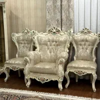 ست مبل ۹نفره ،میز ناهار خوری۸نفره و بوفه درحد نو