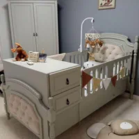 تخت خواب نوزادنجوان مدل دریا با اقساط|تخت و سرویس خواب|تبریز, |دیوار