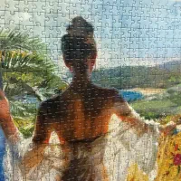 تابلوی پازل بانو حراجی|صنایع دستی و سایر لوازم تزئینی|تهران, آبشار تهران (دریاچه)|دیوار