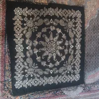 روسری قدیمی قواره بزرگ روسی