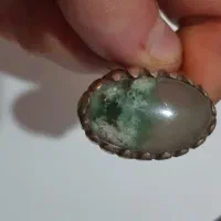 انگشتر نقره/مردانه/عقیق/شجر/دست ساز