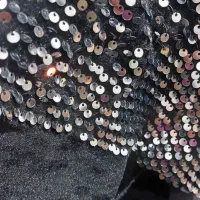 مخمل گرم بالا پولک دوزی شده با عرض ۱۷۰ متری ۳۰۰|لباس|بوشهر, |دیوار
