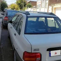 پراید ۸۷ سفید دوگانه کارخانه