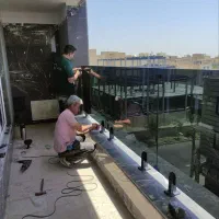 شیشه میرال،پارتیشن شیشه ای،نرده شیشه ای
