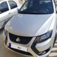 کوئیک GXRL نقره ای متالیک سقف مشکی پارس خودرو