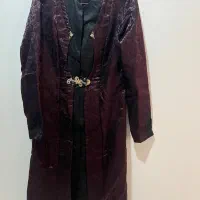 یک عدد مانتو مجلسی بادمجانی|لباس|زرند, |دیوار