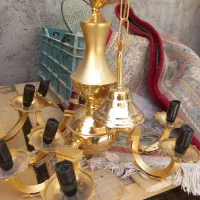 لوستر 6 شاخ|لوستر و چراغ آویز|نیشابور, سرآب کوشک|دیوار