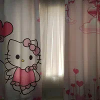 دو عدد پرده پانچی کودک|پرده، رانر، رومیزی|تهران, فلاح|دیوار