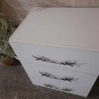 mdf میز با سه کشو
