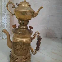 کتری زغالی با قوری|کلکسیون اشیاء عتیقه|شاهرود, |دیوار