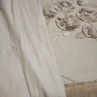 رو تختی دونفره مخملی|سرویس روتختی|ری, سرتخت|دیوار