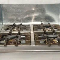 اجاق گاز چهار شعله صنعتی تمام استیل