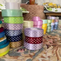 حدود ۷۰ عدد روبان دسته گل و خیاطی