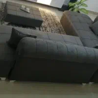 مبل ال بسیار شیک همراه باجلو مبلی