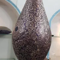 گلدان مسی صنایع دستی تزئینی  کادویی قیمت استثنایی|صنایع دستی و سایر لوازم تزئینی|اصفهان, نقش جهان|دیوار