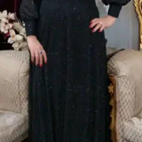 پیراهن حریر لمه مجلسی