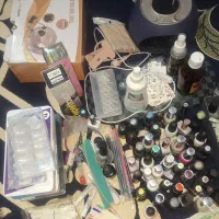 وسایل کامل کاشت ناخون|آرایشی، بهداشتی، درمانی|لنده, |دیوار