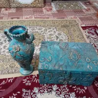 چمدان و گلدان قدیمی|کلکسیون اشیاء عتیقه|سقز, |دیوار