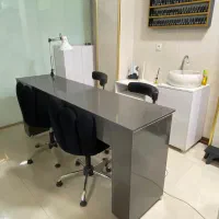 میز ناخن دو نفره تمام ام دی اف