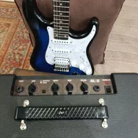 گیتار الکتریک طرح fender و امپ vox patt v9106|گیتار، بیس، امپلیفایر|کرج, گوهردشت|دیوار