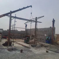 جوشکاری وانواع کارهای والپست نبشی کشی سایبان