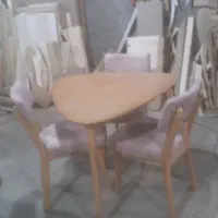 میز نهار خوری و صندلی جلو مبلی|میز و صندلی غذاخوری|شاندیز, |دیوار