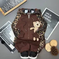 ست سوییشرت شلوار پلنگی کد 1947|کفش و لباس بچه|رشت, خواهر امام|دیوار