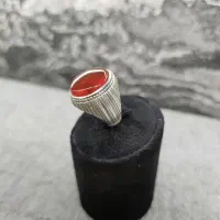 انگشتر عقیق نقره