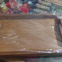 سینی چوبی و بامبویی سه تایی و تک|ظروف سرو و پذیرایی|بندر امام خمینی, |دیوار