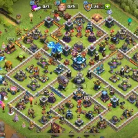 اکانت کلش اف کلنز لول۱۶۸