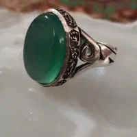 انگشتر عقیق سبز