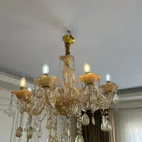 لوستر کریستالی شامپاینی مارک استار