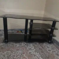 یک عدد سماور گازی با قوری با زیر تلویزیون شیشه ای|سماور، چای‌ساز، قهوه‌ساز|دهلران, |دیوار