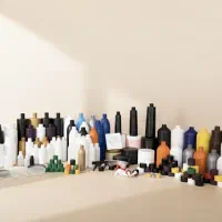 بطری پلی اتیلن  و درب فلیپ تاپ  از ۱۴cc تا ۴ لیتر