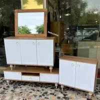 میز تلوزیون کد ۳۴۳۰۰۵ و اینه کنسول تولیدی ایالت|میز تلویزیون|همدان, |دیوار