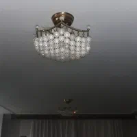 لوستر با دیوارکوب کریستالی جفت (۸شعله پرنور)|لوستر و چراغ آویز|تهران, سید خندان (جلفا)|دیوار