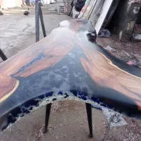 میز بین مبلی روستیک (چوب رزین)|مبلمان خانگی و میز عسلی|تهران, امجدیه (خاقانی)|دیوار