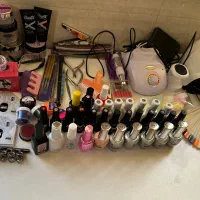 ست کامل وسایل کاشت و ژل ناخن در حد نو|آرایشگاه و سالنهای زیبایی|ساری, |دیوار