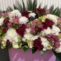 سبد گل طبیعی لوکس بزرگ