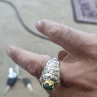 انگشتر دست دلبر و زمرد زامبیا|جواهرات|زاهدان, |دیوار