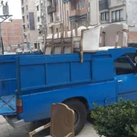 وانت تلفنی. حمل بار با نیسان وانت