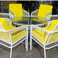 میز صندلی اماتیس مربع نیم تنه رستورانی /ویلایی