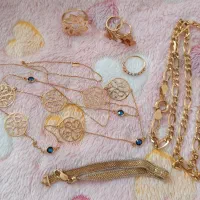 رولباسی انگشتر زنجیر فیگارو دستبند گوشواره