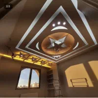 اجرای کناف نقاشی نورپردازی سقف کاذب با ضمانت|خدمات پیشه و مهارت|کرمانشاه, |دیوار