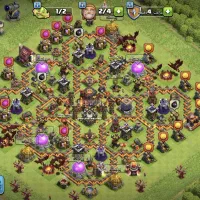 فروش اکانت کلش لول۸۶تاون هال ۱۰