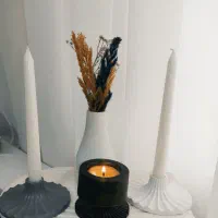 ترکیب سنگ و شمع